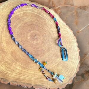 Colorful bohemian clip in hair dreads,long hair jewelry,gift for her,beach hair